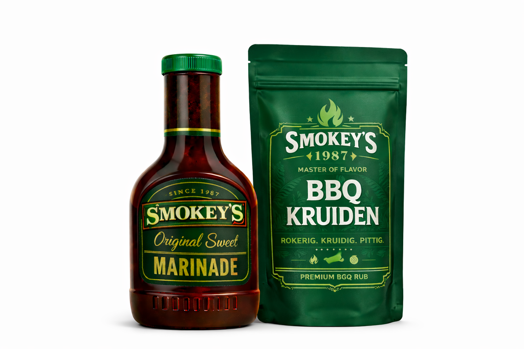 Smokeys 1987 Flavor Bundle – Original Sweet Marinade + BBQ Kruiden